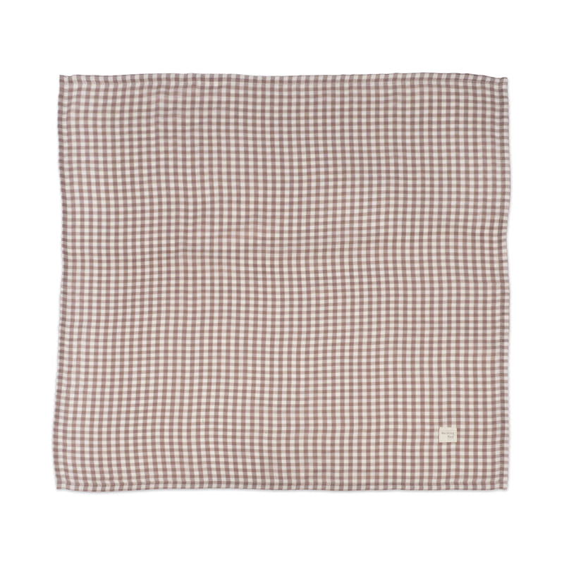 Paseo Walking Mum Muselina Bambú 120X120 Cm Praliné Vichy Moka multicolor para bebe