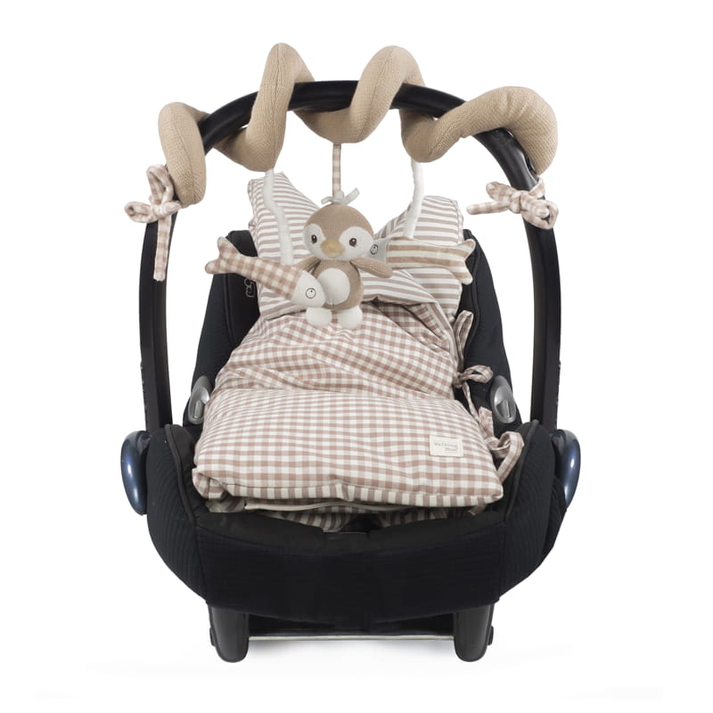Regalos Walking Mum Ristra De Actividades Pingüino Praliné Moka multicolor para bebe