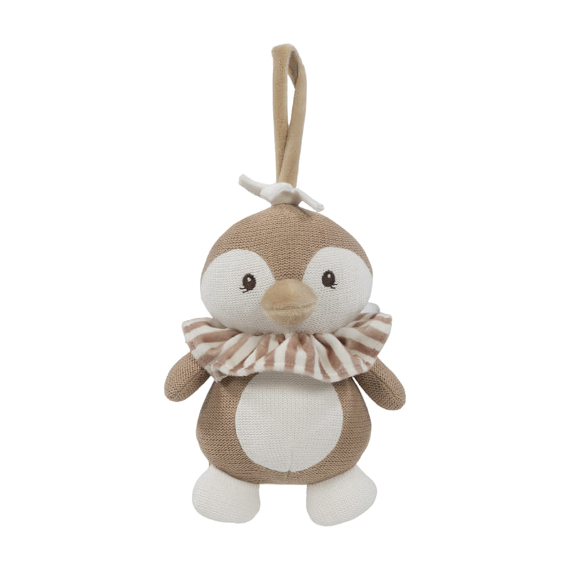 Regalos Walking Mum Musical Pingüino Praliné Moka multicolor para bebe