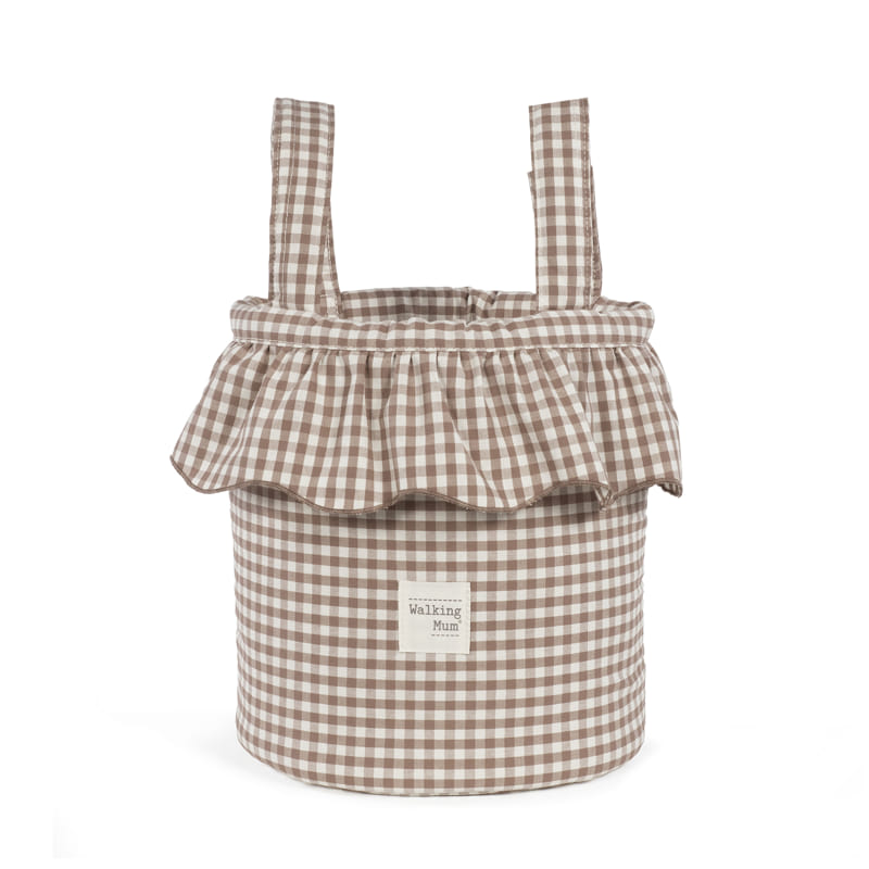 Paseo Walking Mum Bolso Bouquet Praliné Vichy Moka multicolor para bebe