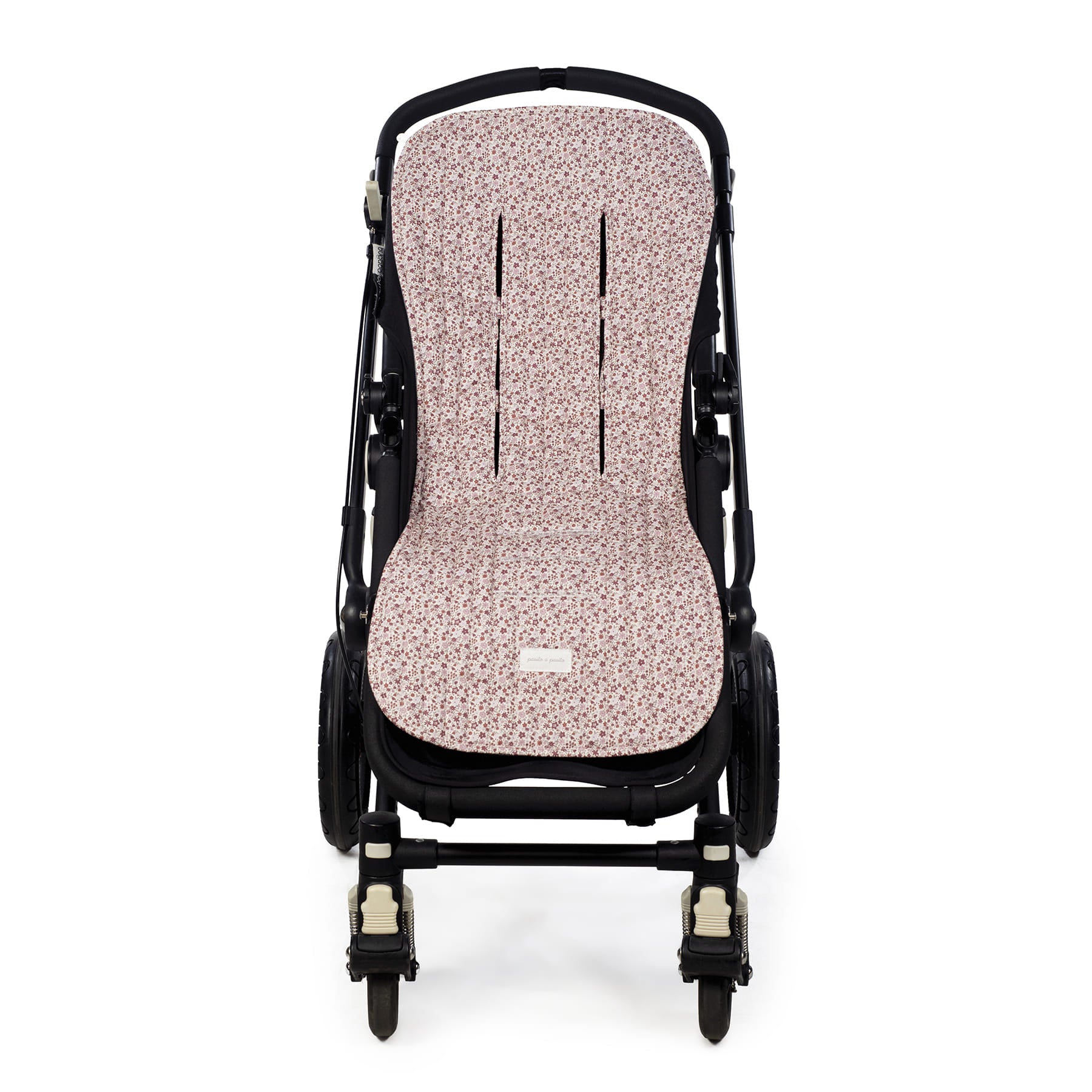Paseo Pasito A Pasito Colchoneta Recta Universal Para Silla De Paseo Cherry Flores rosa para bebe