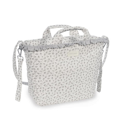 Paseo Pasito A Pasito Bolso Canastilla Little Bloom Flowers Gris multicolor para bebe