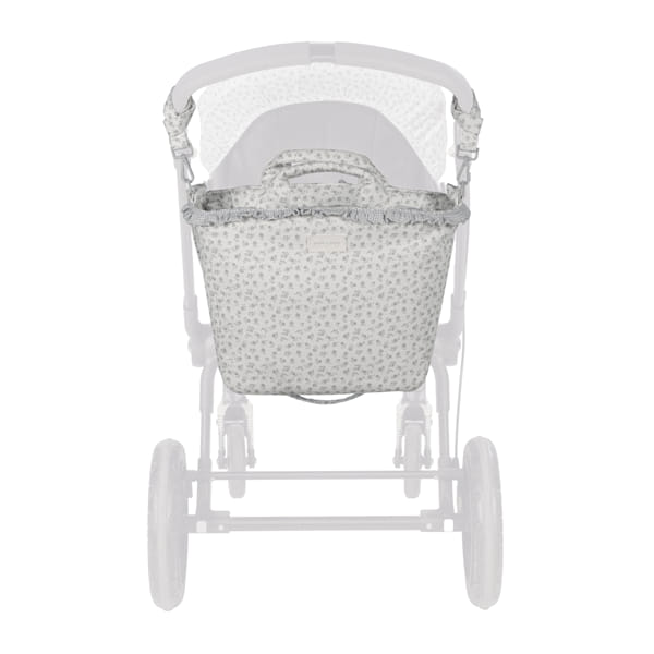 Paseo Pasito A Pasito Bolso Canastilla Little Bloom Flowers Gris multicolor para bebe