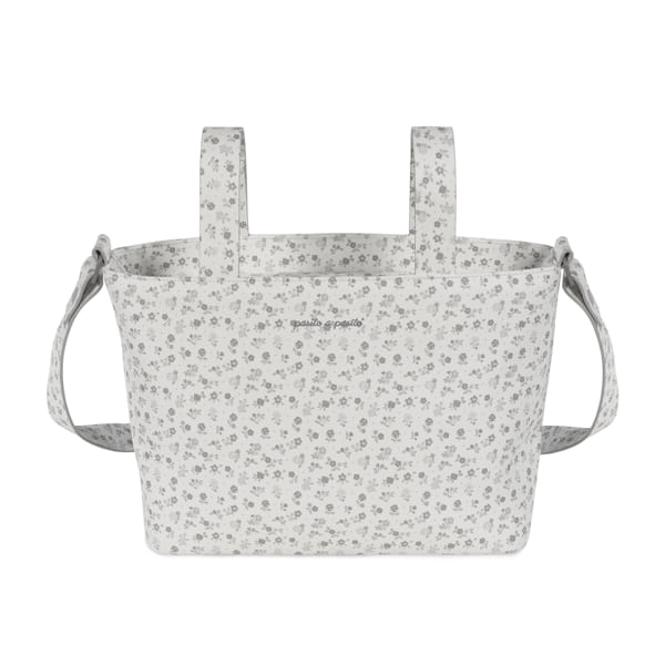 Paseo Pasito A Pasito Bolso Crossbody Little Bloom Flowers Gris multicolor para bebe