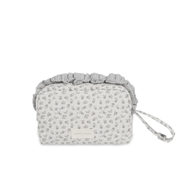 Baño Pasito A Pasito Neceser Bebé Little Bloom Flowers  Gris multicolor para bebe