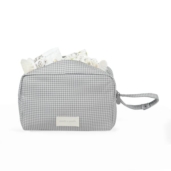 Baño Pasito A Pasito Neceser Bebé Little Bloom Vichy Gris multicolor para bebe