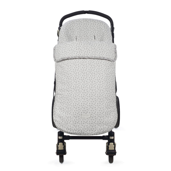 Paseo Pasito A Pasito Saco Silla Universal Entretiempo Little Bloom Flowers Gris multicolor para bebe