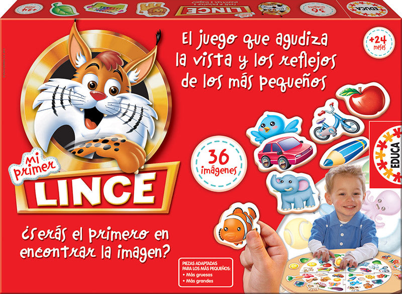 Juegos De Mesa Educa Mi Primer Lince - 36 Imágenes multicolor para niños