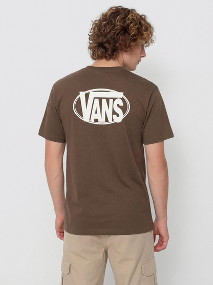 Camisetas Y Polos Vans Oval Logo Loose Ss Tee marron para hombre