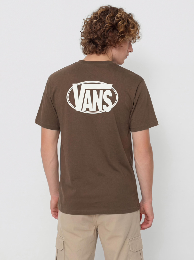 Camisetas Y Polos Vans Oval Logo Loose Ss Tee marron para hombre