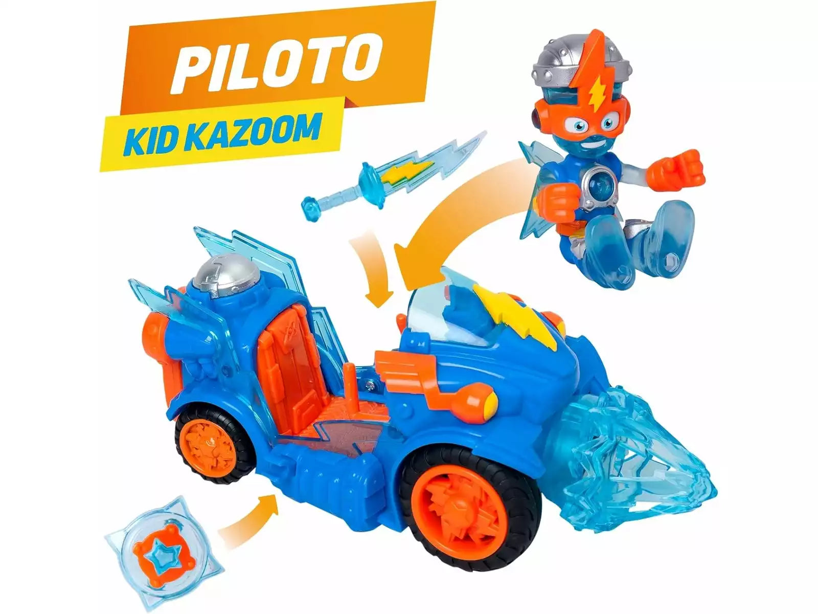 Figuras Y Minimundos Magic Box Superthings Power Combat Vehicle Kid multicolor para niños