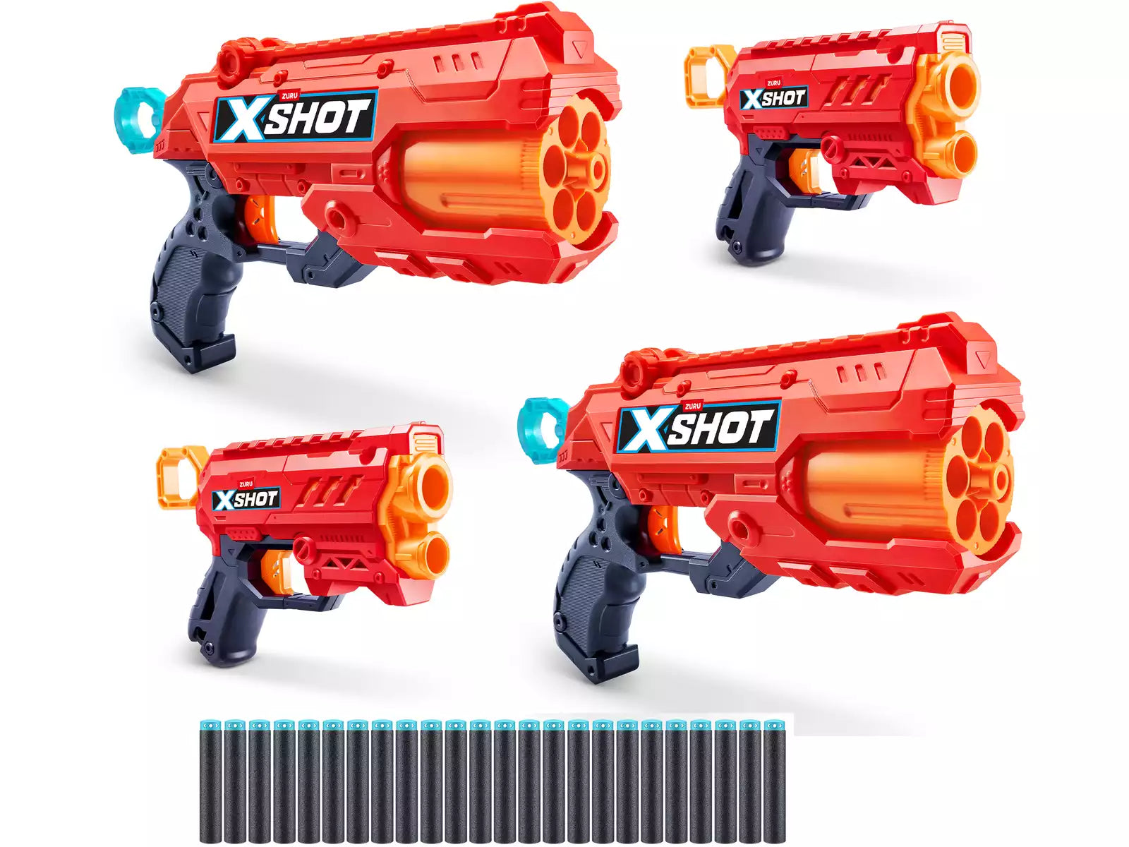 Aire Libre Zuru Xshot-Series 1-Combo Pack 2Pk Reflex 6 A multicolor para niños