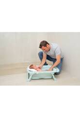 Baño Olmitos Bañera Plegable  + Hamaca azul para bebe