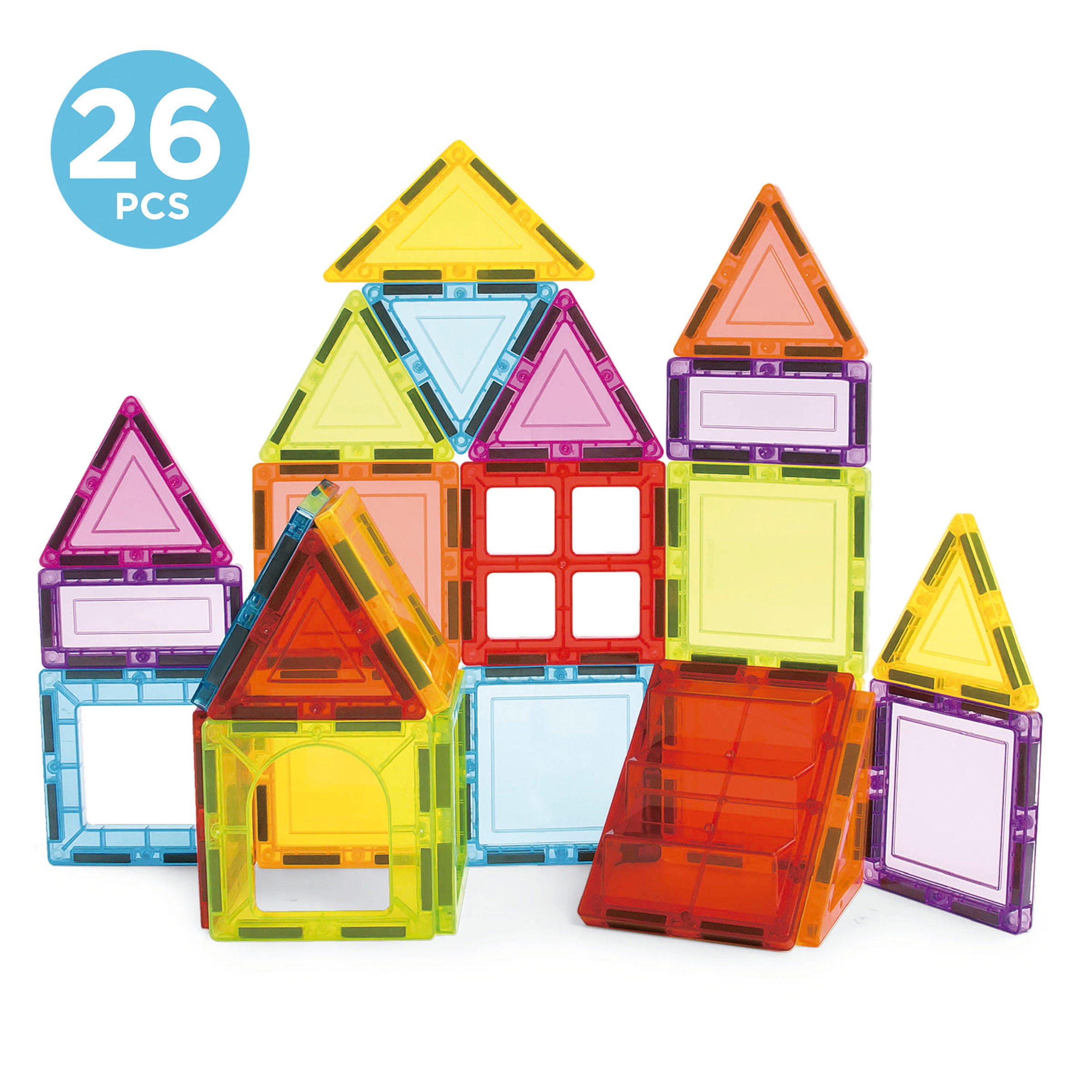 Construcciones Y Puzzles Educa Juego De Construcción 3D Educa Magnetics 26 Piezas multicolor para niños
