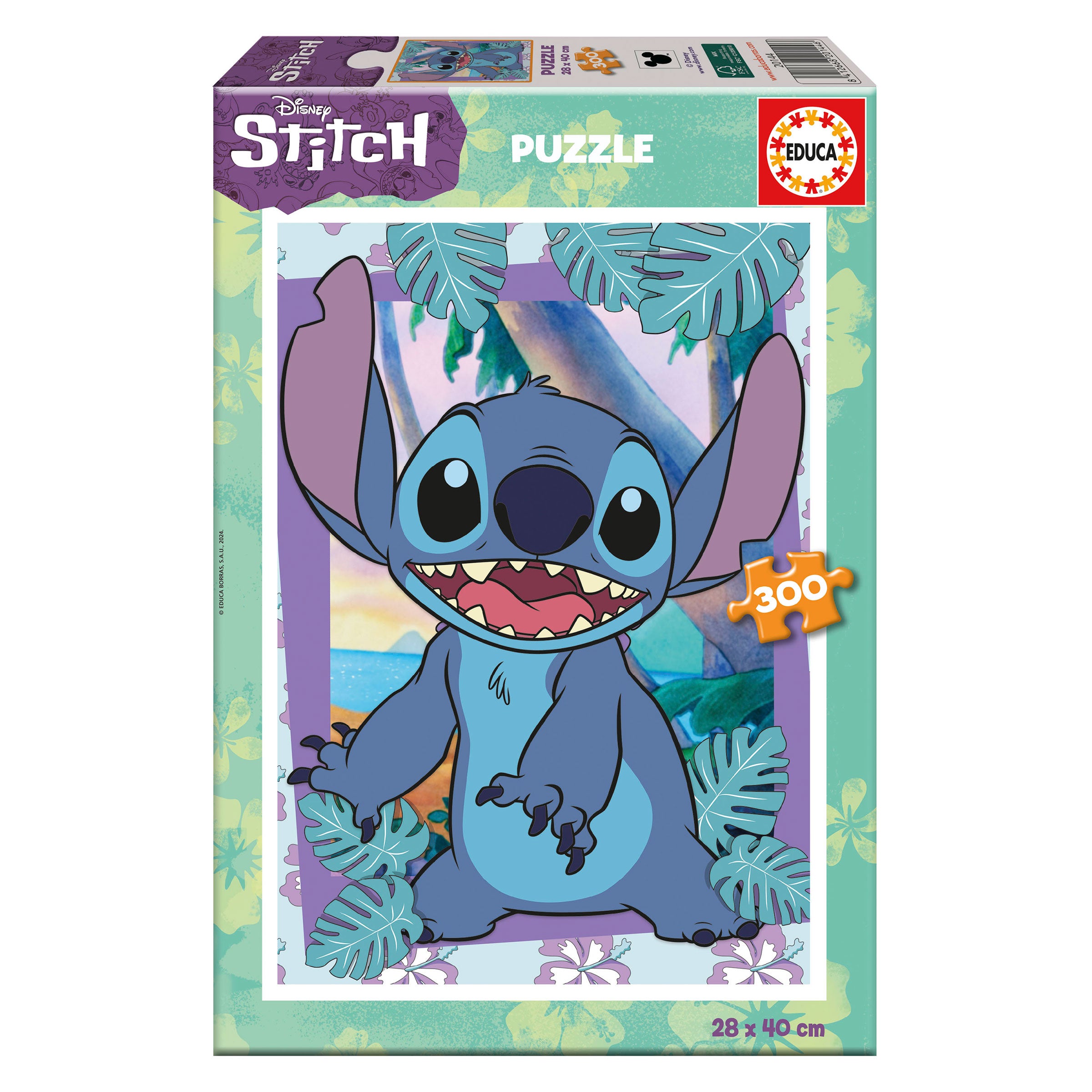 Construcciones Y Puzzles Educa Disney Stitch Puzzle 300 Piezas 28X40 Cm multicolor para niños