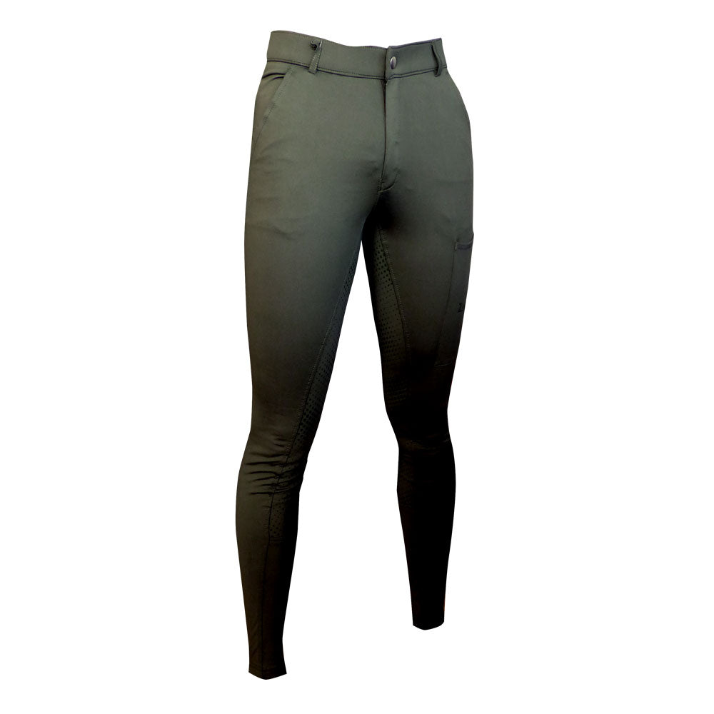 Accesorio Para El Jinete Zaldi Pantalón Bres Elástico Con Grip verde oliva para unisex