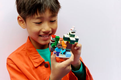 Construcciones Y Puzzles Lego La Aventura De Steve En La Taiga multicolor para niños