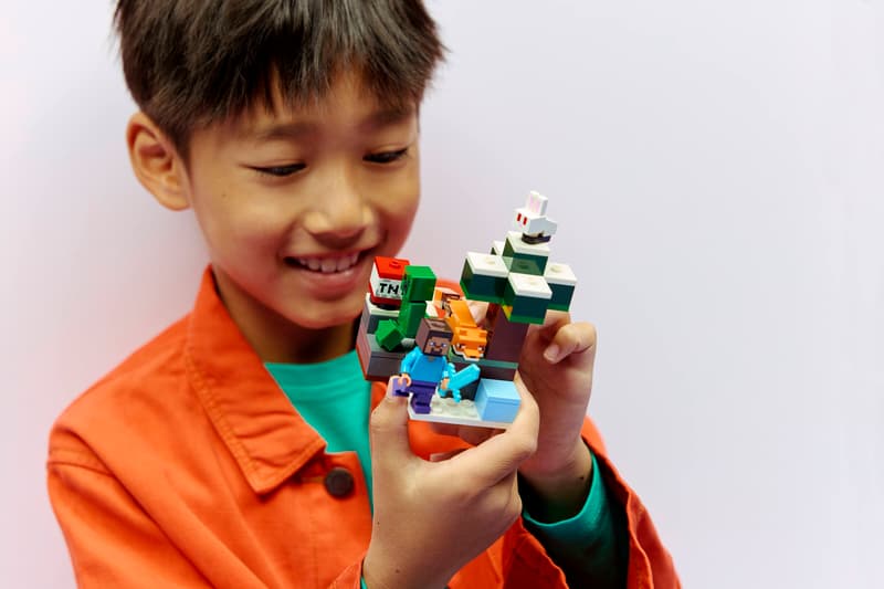 Construcciones Y Puzzles Lego La Aventura De Steve En La Taiga multicolor para niños