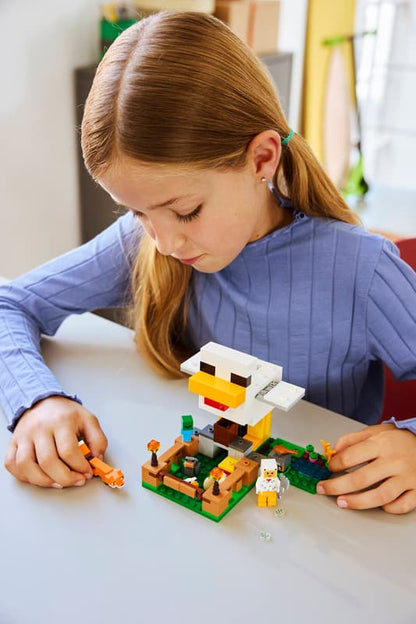 Construcciones Y Puzzles Lego La Granja De Gallinas multicolor para niños