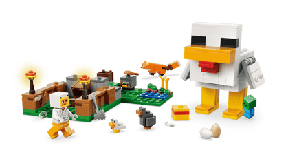 Construcciones Y Puzzles Lego La Granja De Gallinas multicolor para niños