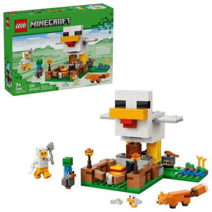 Construcciones Y Puzzles Lego La Granja De Gallinas multicolor para niños
