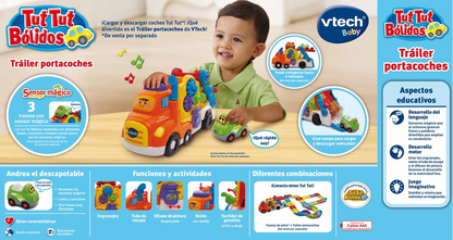 Vehículos Y Radiocontrol Vetch Trailer Portacoches Carga Y Descarga multicolor para bebe