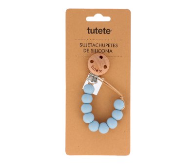 Lactancia Tutete Sujetachupetes Silicona Pure Sky  multicolor para bebe