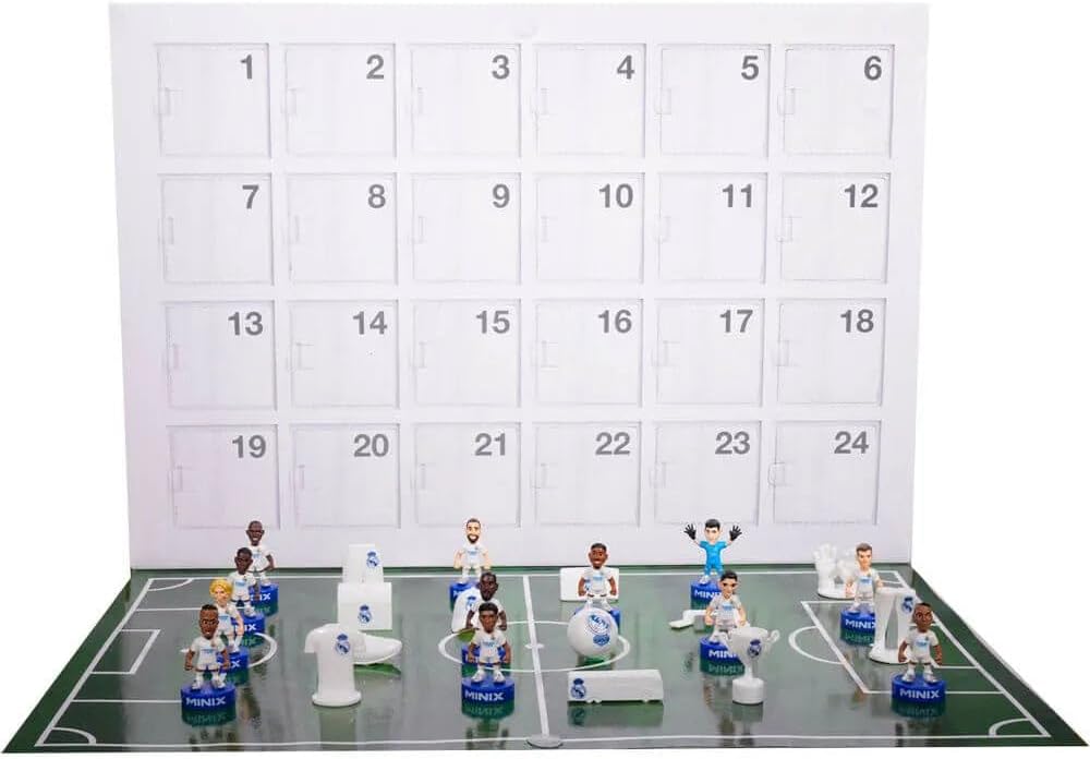 Juegos De Mesa Bandai Minix Super Pack Real Madrid 24 Sorpresas multicolor para niños