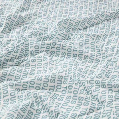 Paseo Tous Muse-2103-Verde Muselina Bambú 120x120 cm Muse-2103 verde para mundo bebé