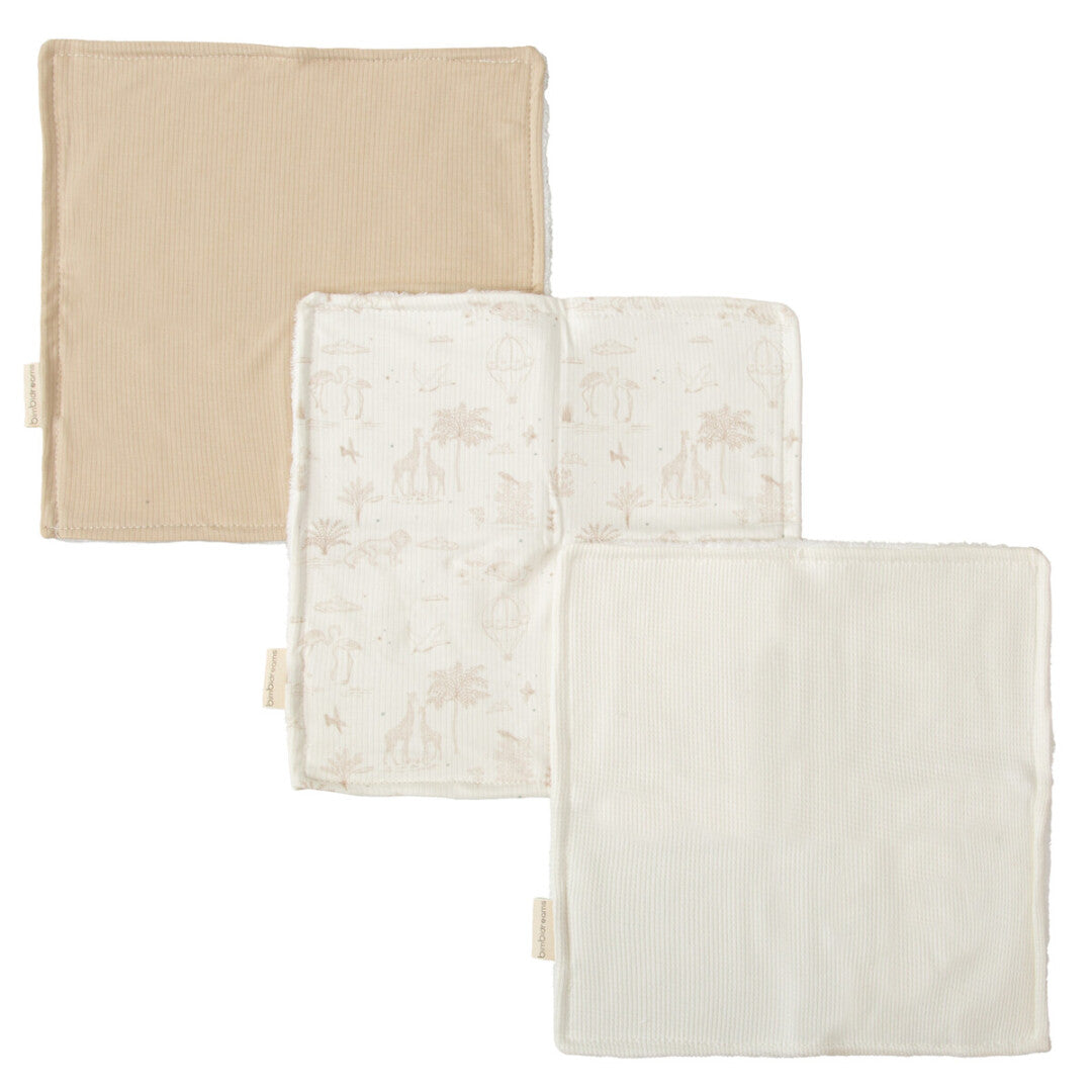 Baño Bimbidreams Pack 2 Toallitas Bebé 30X30 Cm Noe  multicolor para bebe