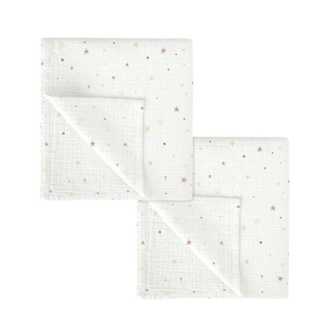 Paseo Bimbidreams Set 2 Gasitas Bambú 60X60 Cm Night Star Multicolor multicolor para bebe