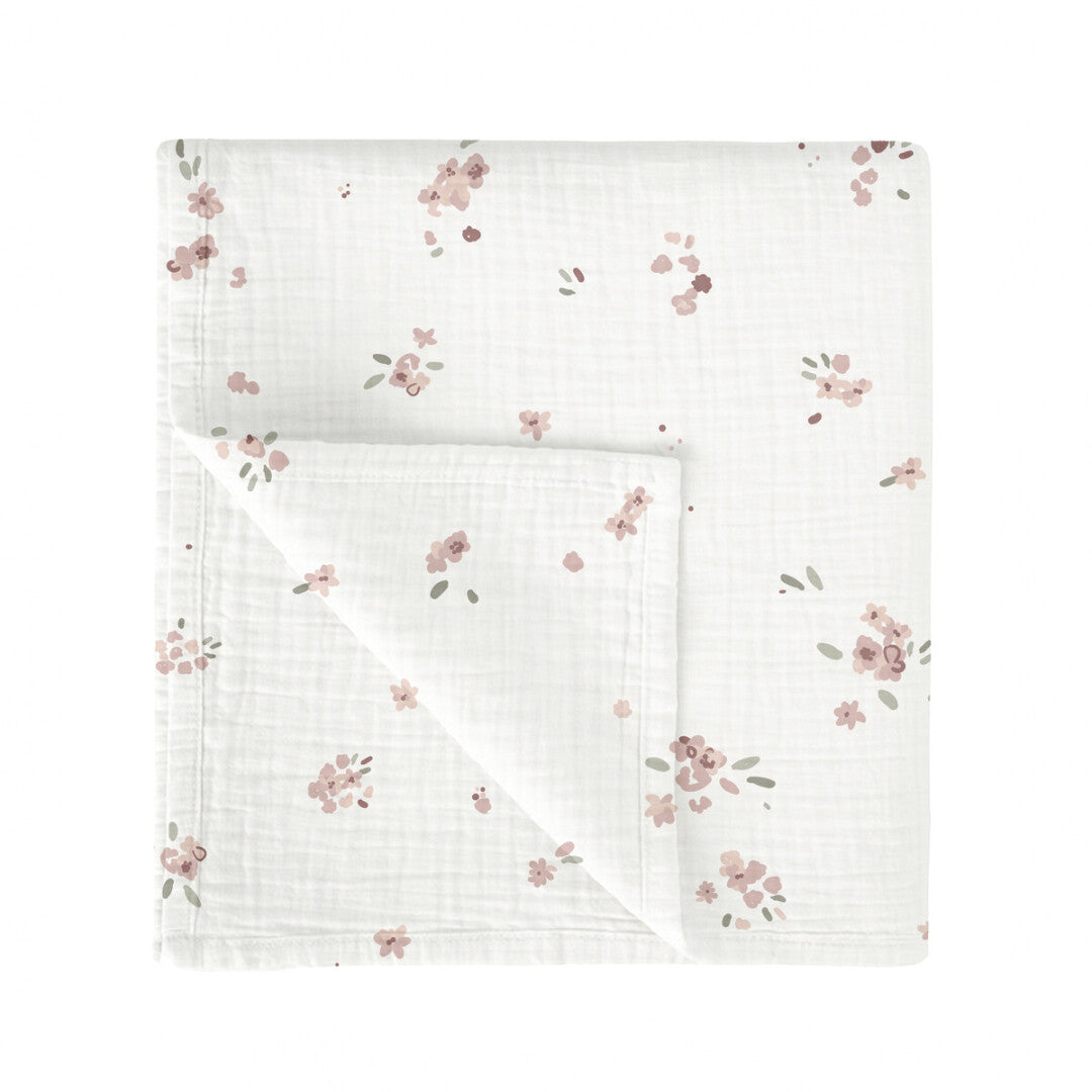 Paseo Bimbidreams Muselina Bambú 120X120 Cm Monet Blanco/Rosa multicolor para bebe