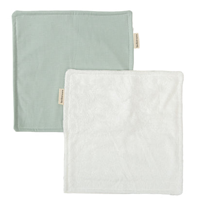 Baño Bimbidreams Pack 2 Toallitas Bebé 30X30 Cm Blue Sky Blanco/Verde multicolor para bebe