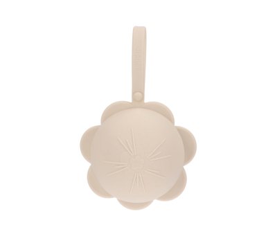 Lactancia Tutete Portachupetes Silicona Flor Ivory beige para bebe