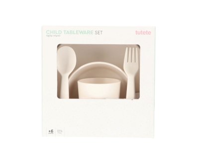 Para Comer Tutete Vajilla Infantil Ivory multicolor para niños