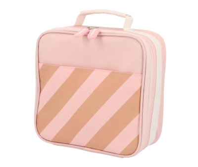 Para Comer Monnëka Nevera Rígida Big Stripes Pink multicolor para niños