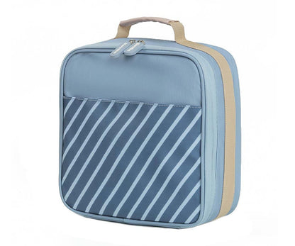 Para Comer Monnëka Nevera Rígida Stripes Azul multicolor para niños