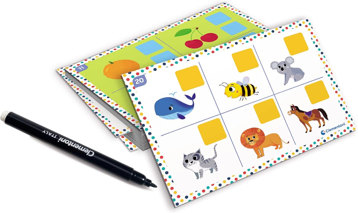 Juegos De Mesa Clementoni Maletín Magnético Alfabeto Y Animales multicolor para niños