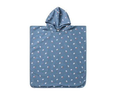 Baño Monnëka Poncho De Playa Antiarena Hippos S multicolor para niños