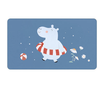 Baño Monnëka Toalla Playa Microfibra Hippos multicolor para niños