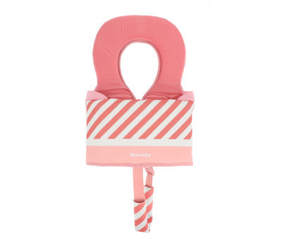 Baño Monnëka Chaleco Flotador Aprendizaje Stripes Bloom & Blush multicolor para niños