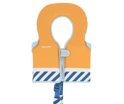 Baño Monnëka Chaleco Flotador Aprendizaje Stripes Blues & Beyond multicolor para niños