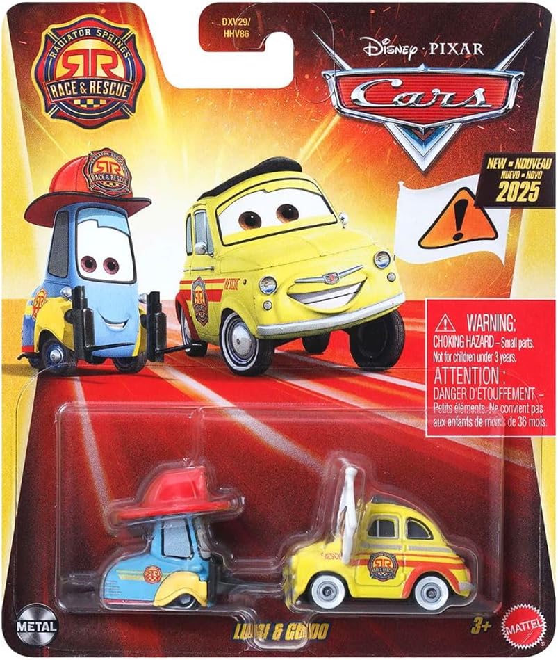 Vehículos Y Radiocontrol Mattel Games Disney Pixar Cars - Luigi & Guido multicolor para niños