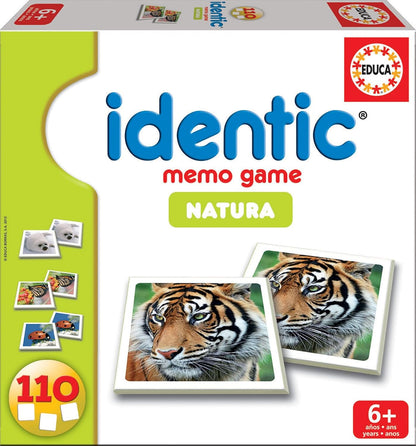 Juegos De Mesa Educa Juego De Memoria Identic Natura multicolor para niños