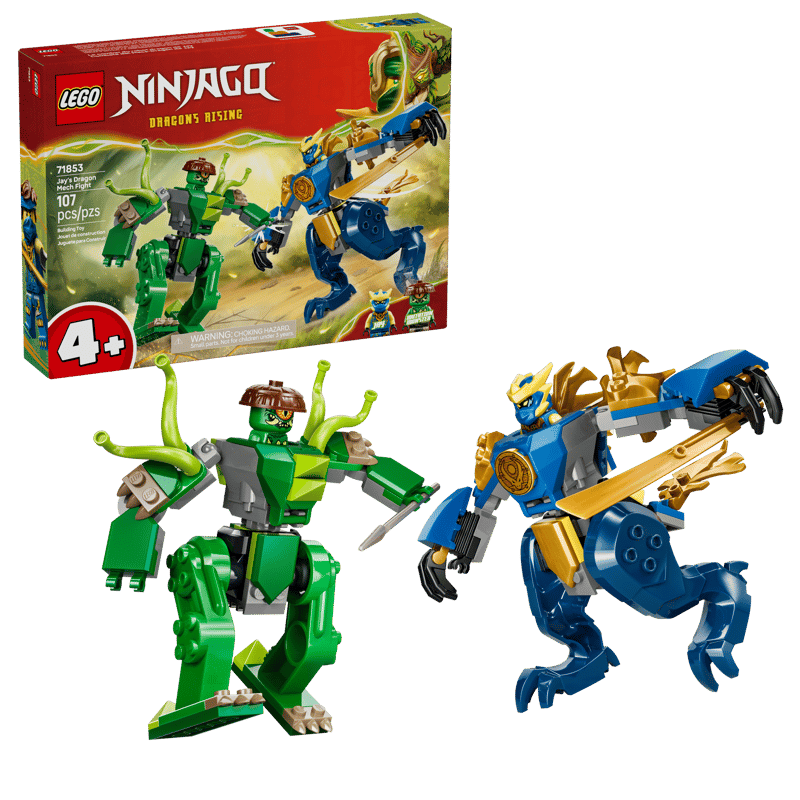 Construcciones Y Puzzles Lego Combate Del Meca-Dragón De Jay multicolor para niños