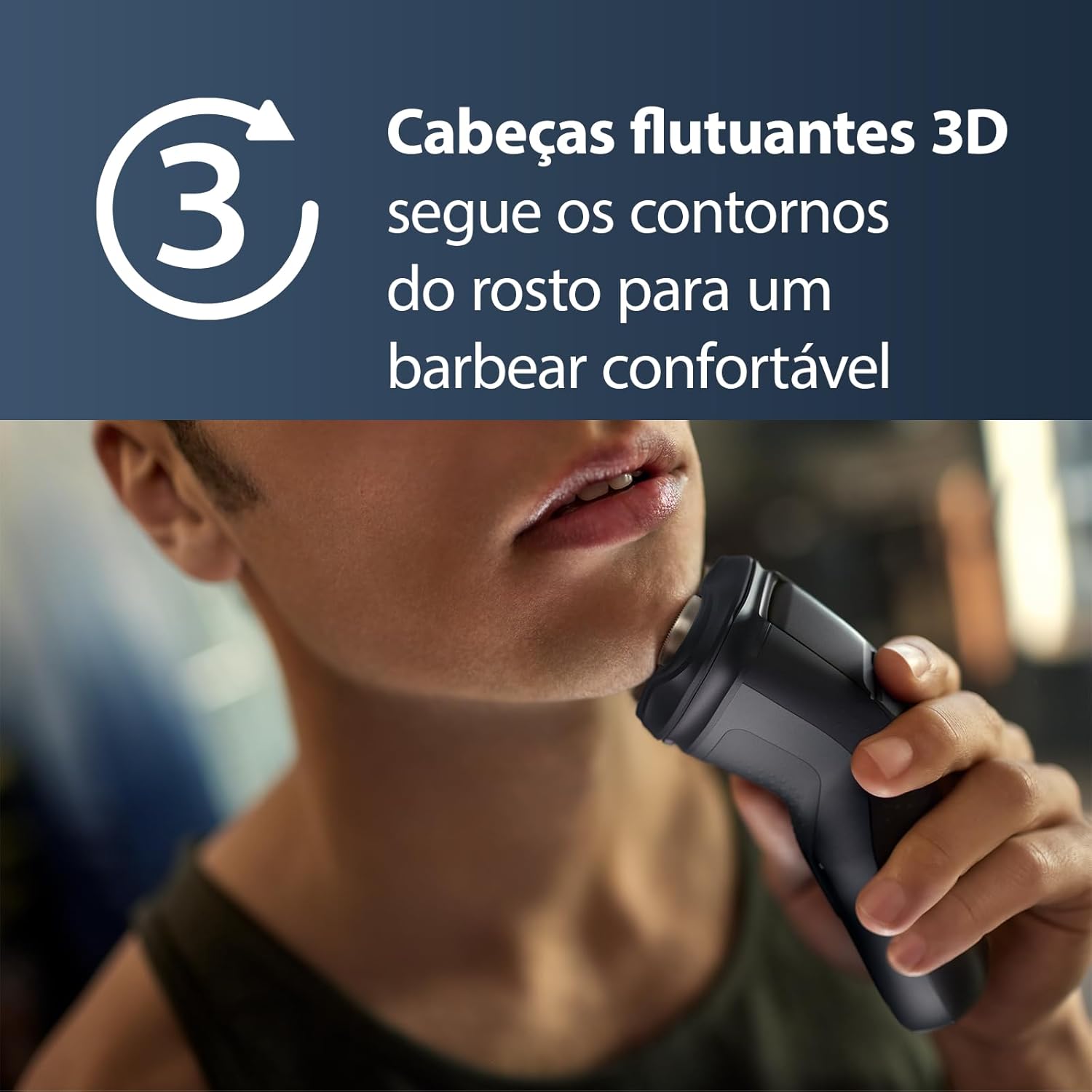 Pequeño Electrodoméstico Philips Shaver 3000 negro para hombre
