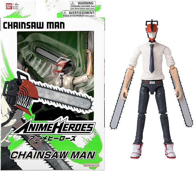 Figuras Y Minimundos Bandai Anime Heroes Chainsaw Man Surtido multicolor para niños