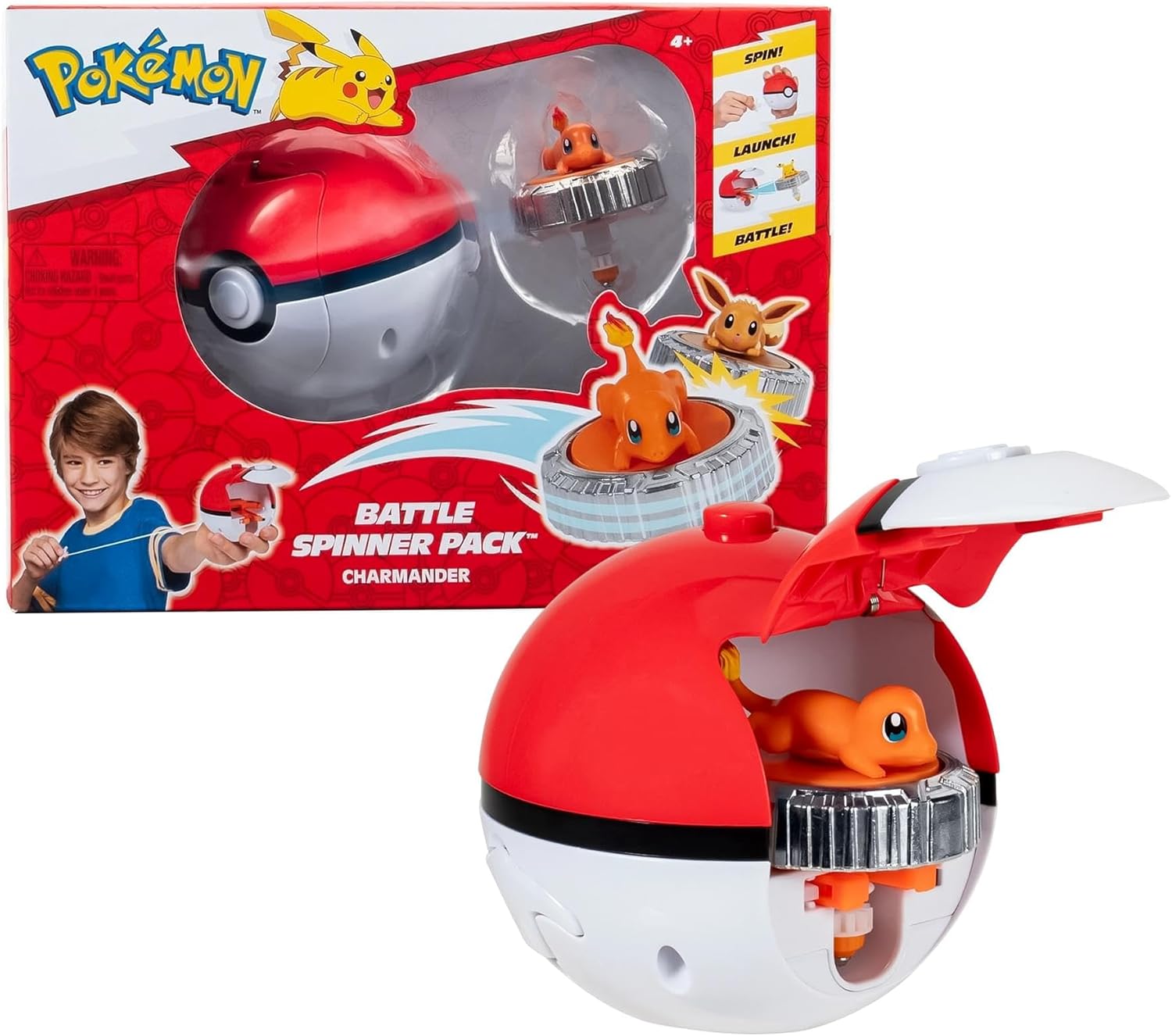 Figuras Y Minimundos Jazwares Pokemon Battle Spinner Surtido multicolor para niños