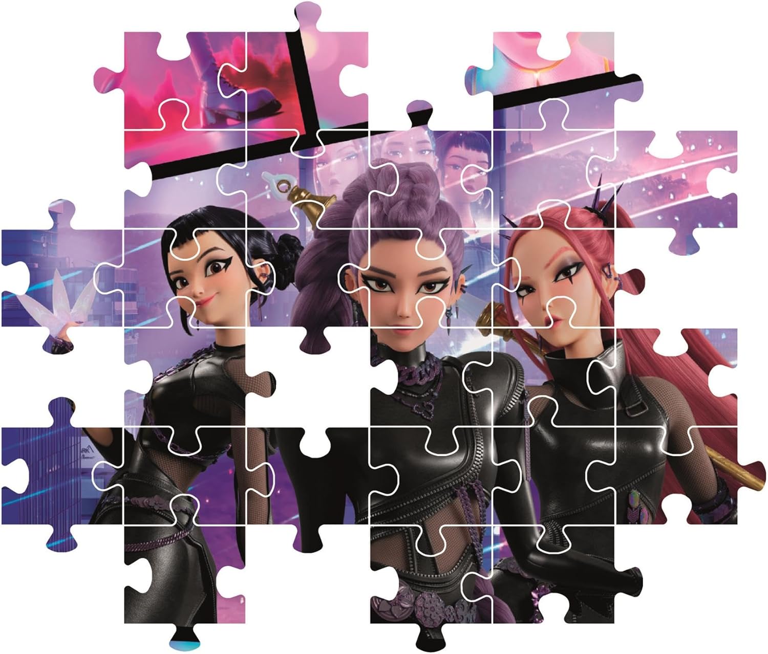 Construcciones Y Puzzles Clementoni Puzzle 300 Piezas Super Kpop Demon Hunters multicolor para niños