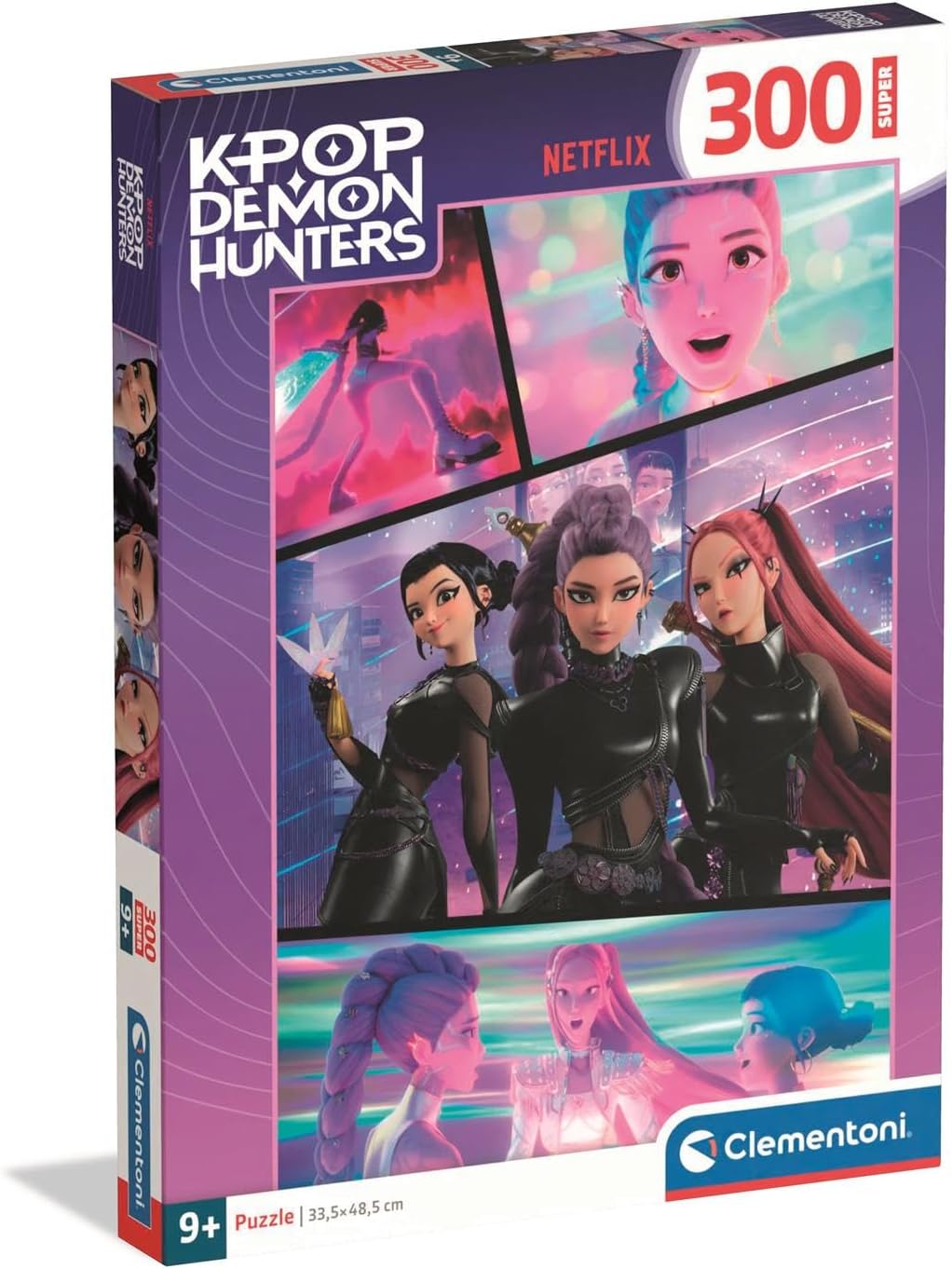 Construcciones Y Puzzles Clementoni Puzzle 300 Piezas Super Kpop Demon Hunters multicolor para niños